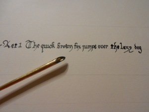 Some ink flow problems at the end, but really nice.